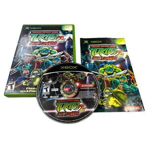 Teenage Mutant Ninja Turtles 2: BattleNexus (Microsoft Xbox, 2004) CIB, Tested